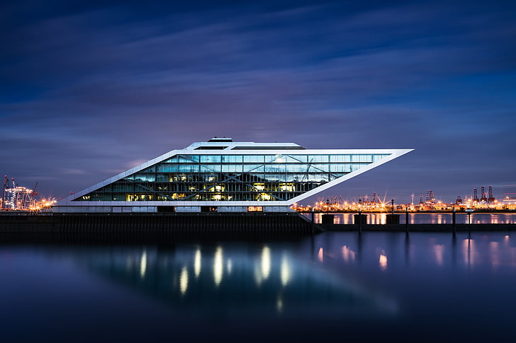 concept building, Germany, architecture, modern, water, built structure