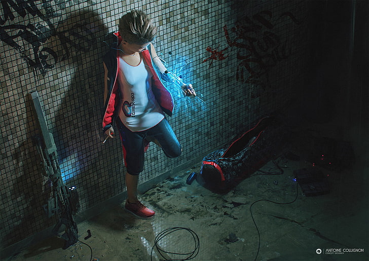 videogame screenshot, Augmentation, Antoine Collignon, cyberpunk, HD wallpaper