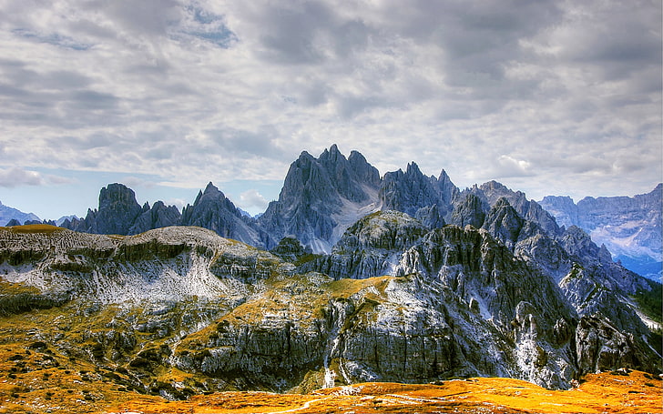 Cadini Di Misurina Alpine Dolomites Mountains In Provincia Di Belluno Italy Landscape Mountain Peaks 2880×1800, HD wallpaper