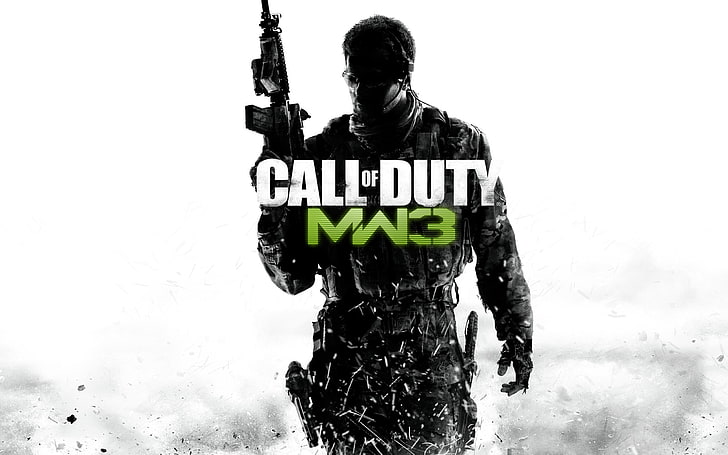 Call of Duty Modern Warfare, video games, one person, men, snow
