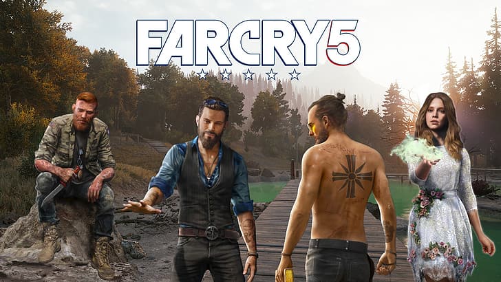 video game characters, Ubisoft, Far Cry, Far Cry 5, Faith Seed