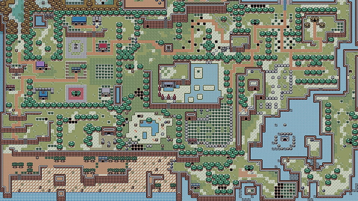 Pokemon map game application, video games, The Legend of Zelda, HD wallpaper