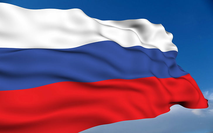 federation, flags, russia, russian, russians, HD wallpaper
