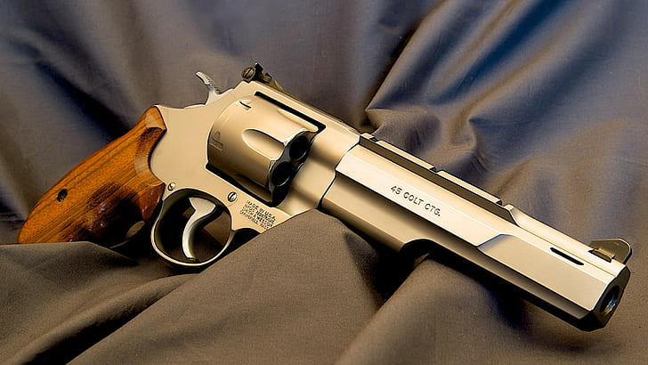 gun, pistol, revolver, .45 Colt, HD wallpaper