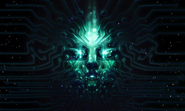 space creature digital wallpaper, System Shock, science fiction