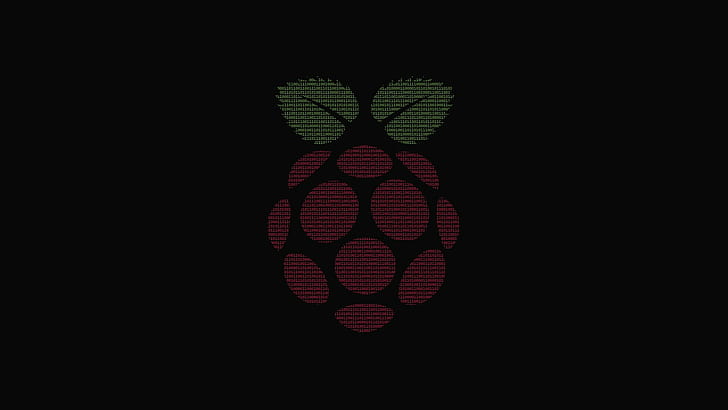 Binary, coding, fruit, Minified, minimalism, Raspberry Pi