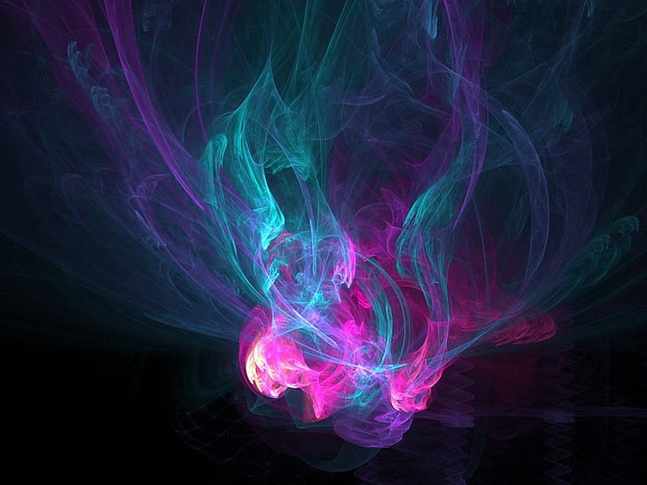 spirit power 1024x768.jpg colorful colors glow Neon HD, abstract, HD wallpaper