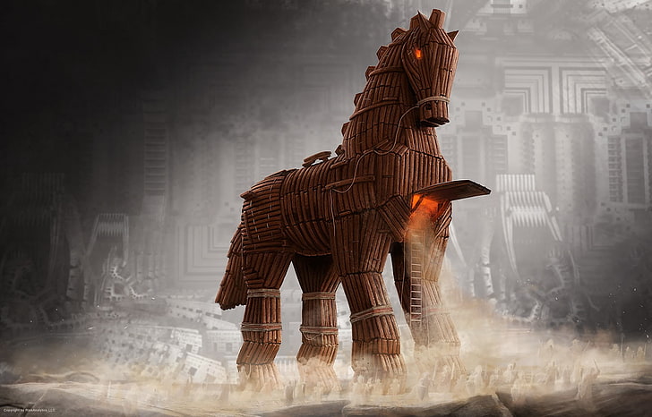 Trojan horse, history, architecture, building exterior, built structure, HD wallpaper