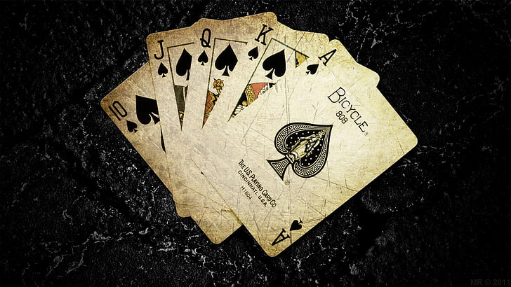 flash of spade, cards, aces, playing cards, no people, close-up, HD wallpaper
