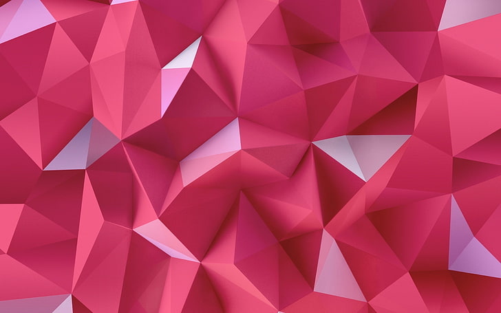HD wallpaper: pink triangles-High Quality HD Wallpaper, pink and white  cubism digital wallpaper | Wallpaper Flare