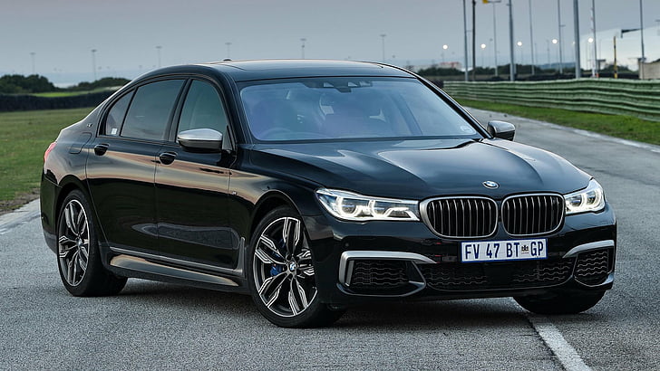  Fondo de pantalla HD BMW, serie BMW, BMW M7 0Li, automóvil negro, automóvil de lujo