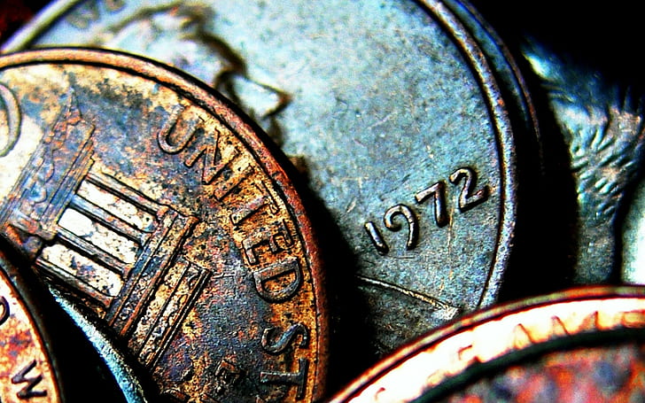 coins, money, HD wallpaper