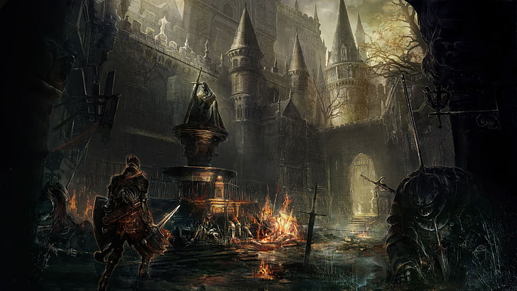 game application wallpaper, Dark Souls III, Gothic, midevil, video games