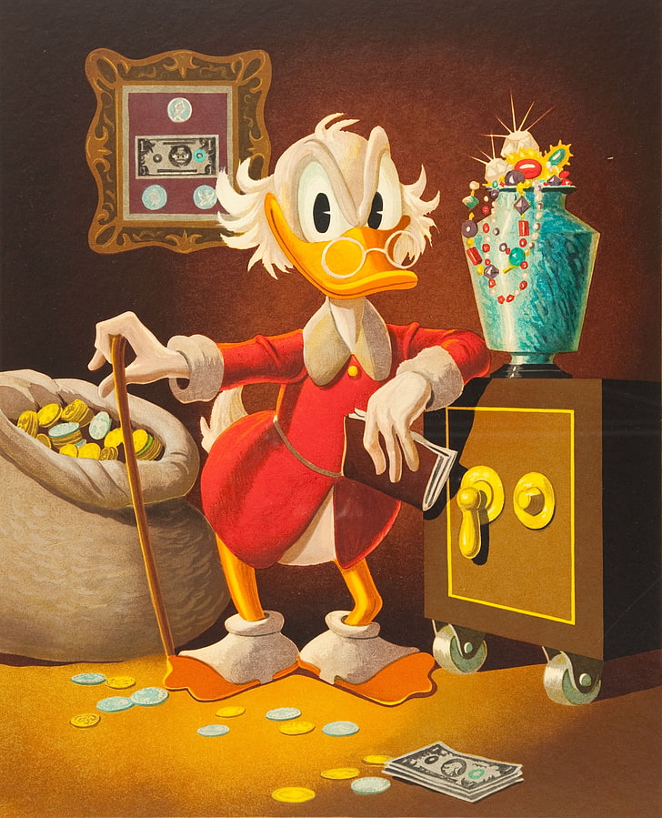 disney company ducks scrooge mcduck 2288x2824  Animals Ducks HD Art