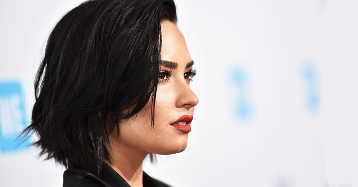 Hairstyle, Demi Lovato, 5K, HD wallpaper