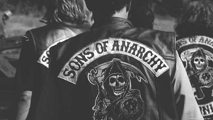 monochrome, Sons Of Anarchy, HD wallpaper