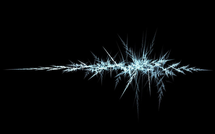 white spark digital wallpaper, abstract, minimalism, simple background, HD wallpaper