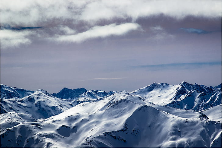 alp mountain range, moonscape, one thing, dessert, Berge, Schnee, HD wallpaper