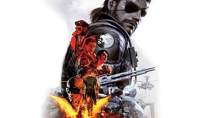 Metal Gear Solid, artwork, Venom Snake, Metal Gear Solid V: The Phantom Pain, HD wallpaper
