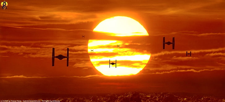 Star Wars, Star Wars Episode VII: The Force Awakens, Sunset, HD wallpaper