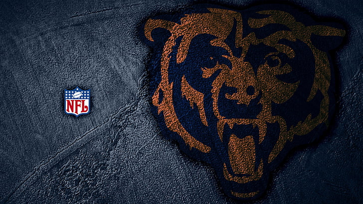 chicago bears  desktop backgrounds for winter, textile, no people, HD wallpaper