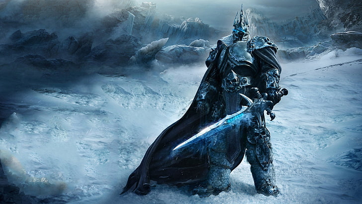 arthas, game, world of warcraft, wrath of the lich king, nature