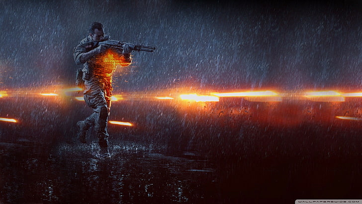 Battlefield 4 poster, video games, Battefield 4, sign, warning sign, HD wallpaper
