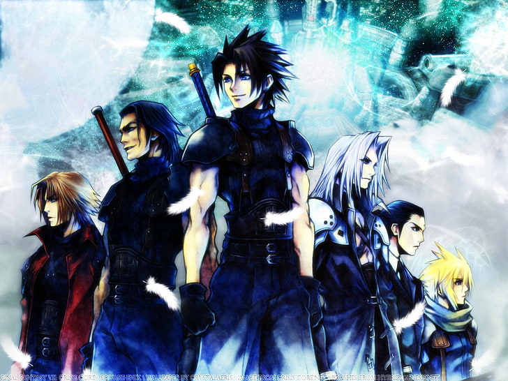 Final Fantasy 7 game illustration, Crisis Core: Final Fantasy VII, HD wallpaper