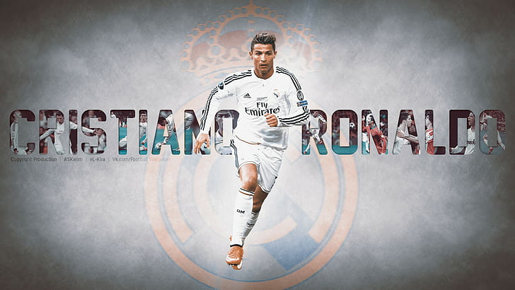 Cristiano Ronaldo, Real Madrid, Football Player, Run, Poster, cristiano ronaldo, HD wallpaper