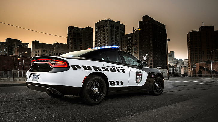 Police Car Dodge Charger Pursuit HD, 1920x1080