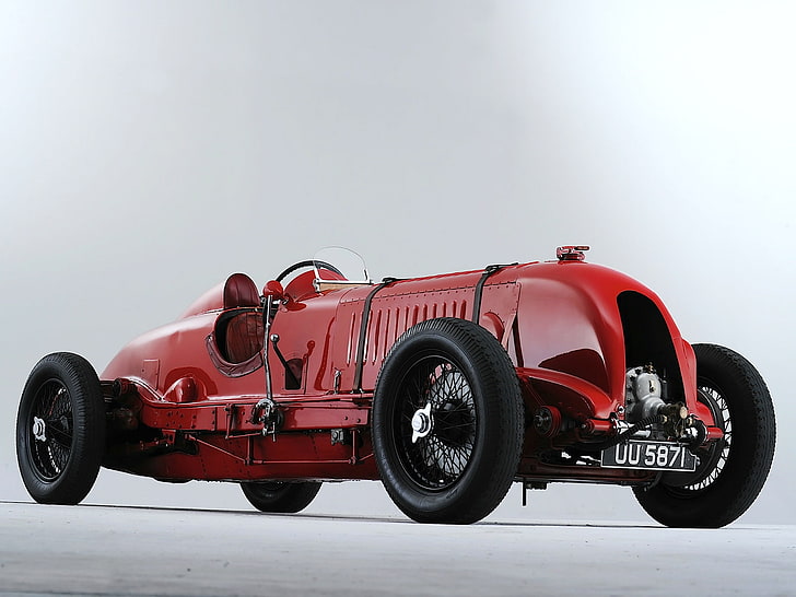 1929, 4 litre, bentley, race, racing, retro, supercharged, wheel, HD wallpaper