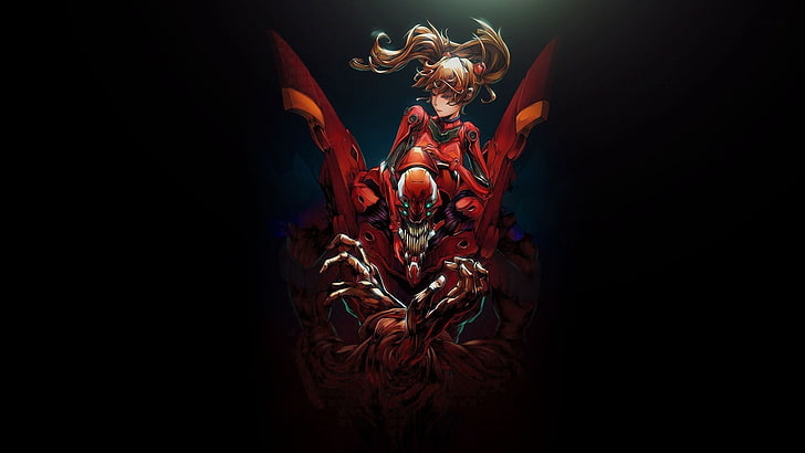 female anime character illustration, Neon Genesis Evangelion, HD wallpaper