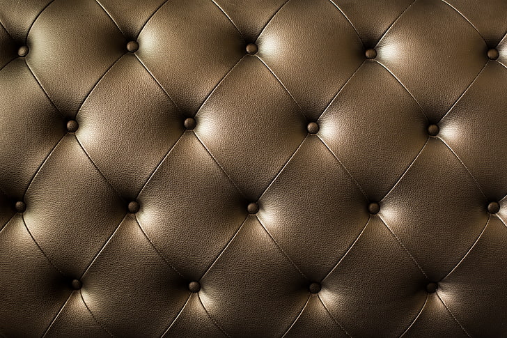 Hd Wallpaper Black Tufted Leather, How To Tufted Leather