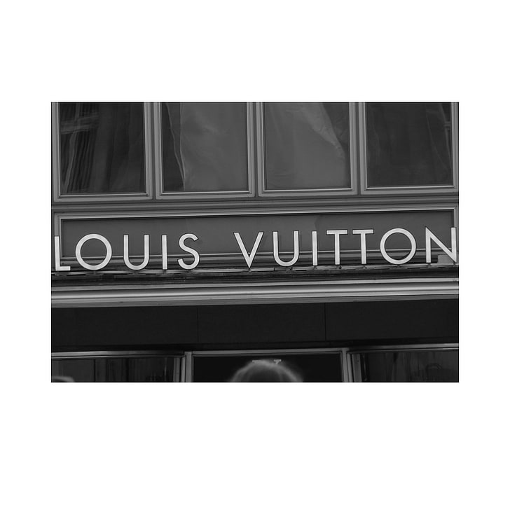 Louis Vuitton, black, gold, white, HD phone wallpaper