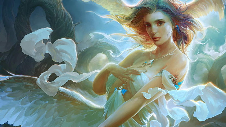 Angel Art Magical Fantasy Abstract Ultra 3840×2160 Hd Wallpaper 1916070