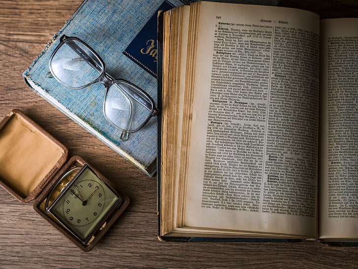 HD wallpaper: antique, book, glasses, learning, old, research, retro, study  | Wallpaper Flare