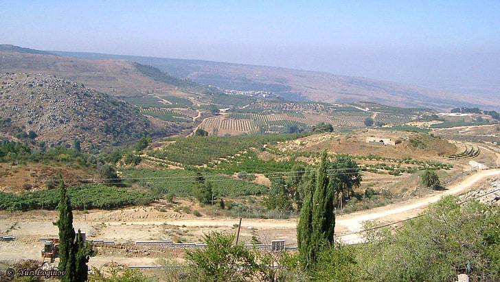 golan heights, israel, ramat hagolan, landscape, environment