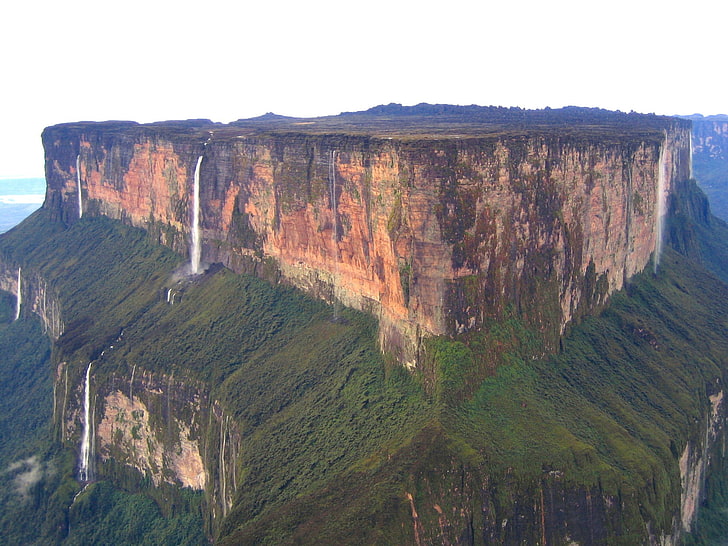 mountains landscapes cliffs brazil venezuela guyana mount roraima 2272x1704  Nature Mountains HD Art, HD wallpaper