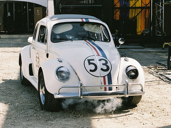 car, herbie, volkswagen beetle