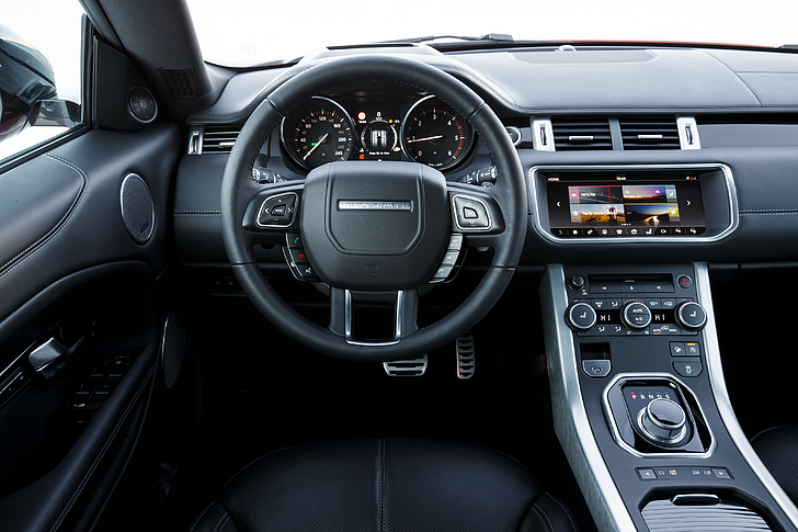 Range Rover Evoque Convertible, cabriolet, interior, HD wallpaper