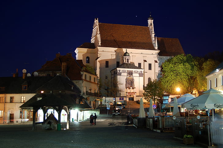 Kazimierz Dolny, Main square, Poland, architecture, building exterior, HD wallpaper