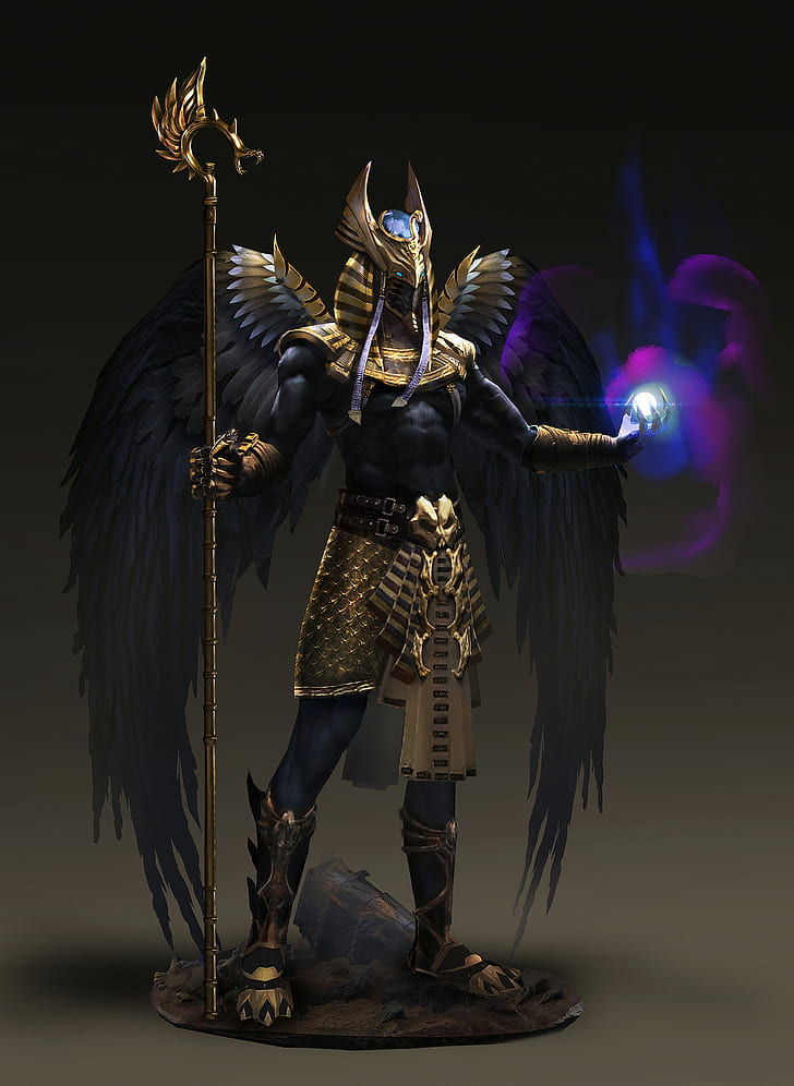 Egyptian Goddess Isis weapon girl art wings digital pyramid HD  wallpaper  Peakpx