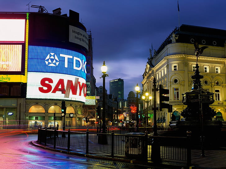 Piccadilly Circus London, HD wallpaper