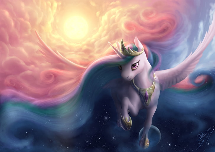 Alicorn, Princess Luna, My Little Pony Friendship is Magic, HD wallpaper