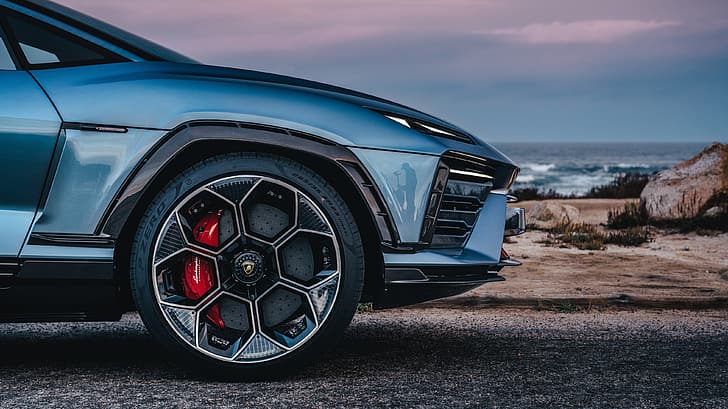 Lamborghini, close up, Lamborghini Lanzador Concept, Thrower, HD wallpaper