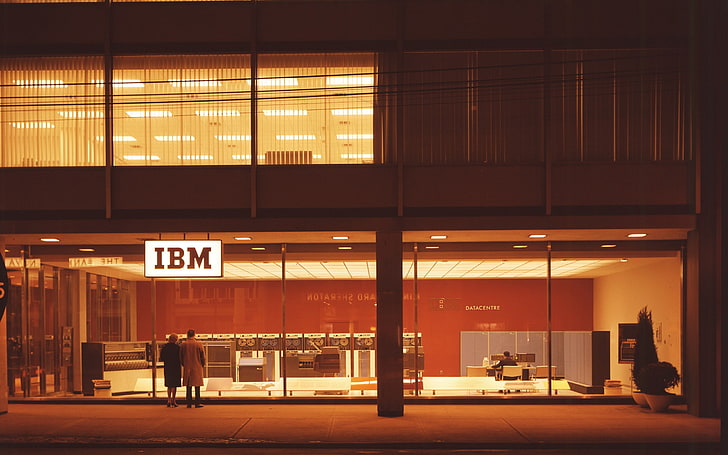 IBM, technology, company, computer, built structure, architecture, HD wallpaper