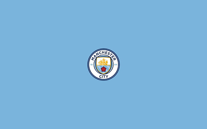 Manchester City-European Football Club HD Wallpape.., blue, copy space, HD wallpaper