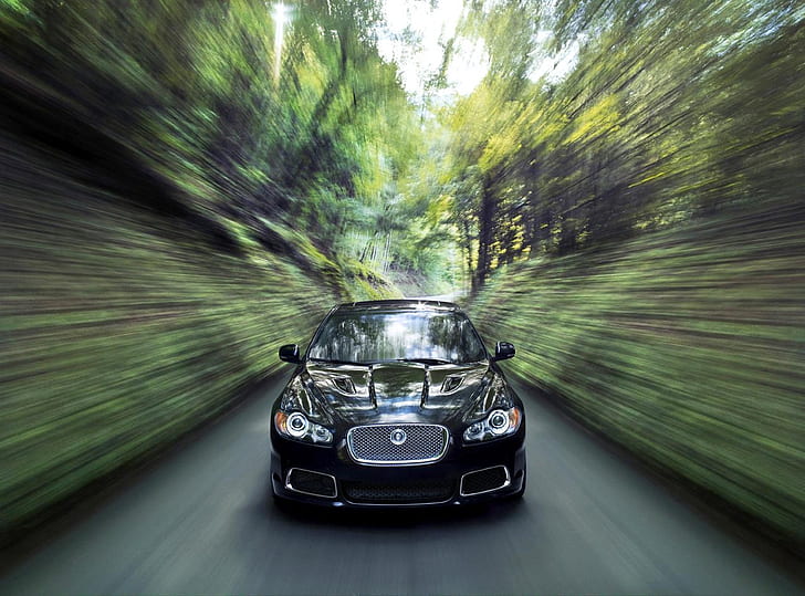 Jaguar XF, jaguar_xfr_2009_ 2010, car, HD wallpaper