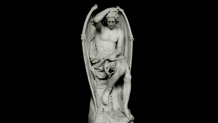 Lucifer, Guillaume Geefs, sculpture