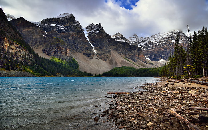 Banff National Park Moraine Lake Alberta Canada Ultra Hd Wallpapers For Desktop Mobile Phones And Laptop 3840×2400, HD wallpaper
